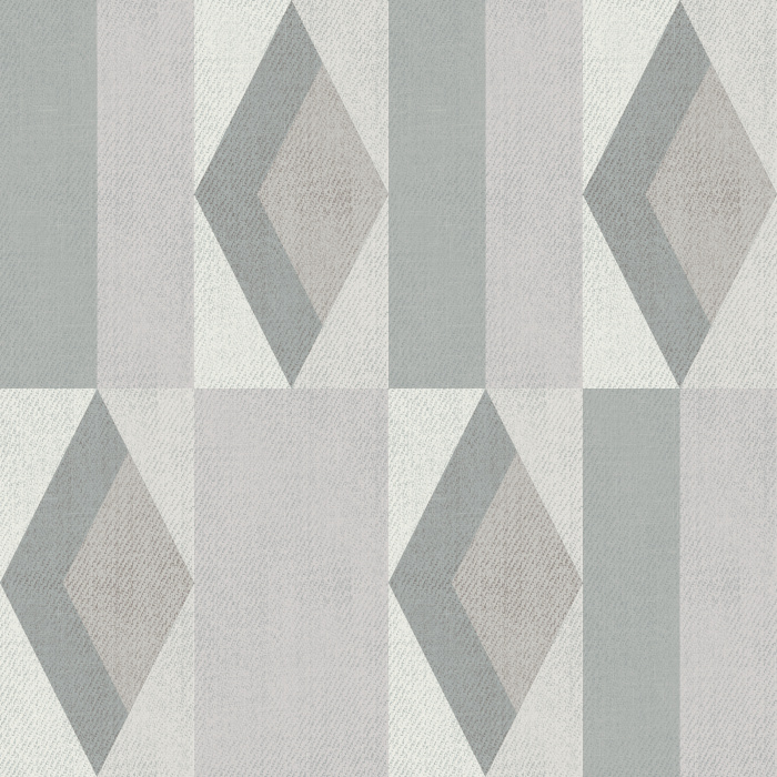 Our Textile Diamonds Wallpaper makes a bold yet sophisticated statement with its repeating diamond motif and woven textile-inspired texture.