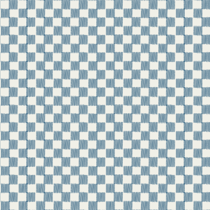 The Ribbed Checks Wallpaper features a warm, woven-inspired checker pattern in soft tan and cream tones, blending classic design with modern simplicity.