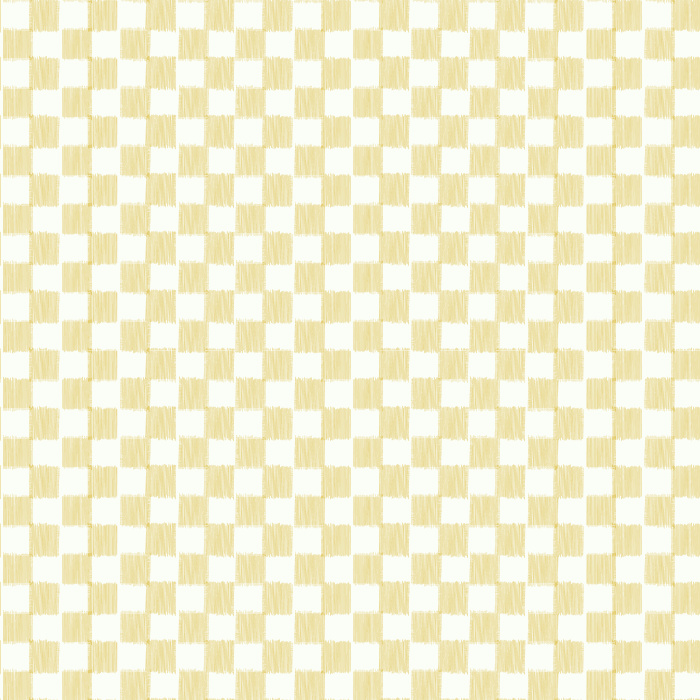 The Ribbed Checks Wallpaper features a warm, woven-inspired checker pattern in soft tan and cream tones, blending classic design with modern simplicity.