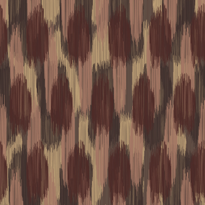 The Stria Weave Wallpaper features a bold, handwoven-inspired pattern in earthy tan and deep blue tones that bring texture and visual movement to any room.