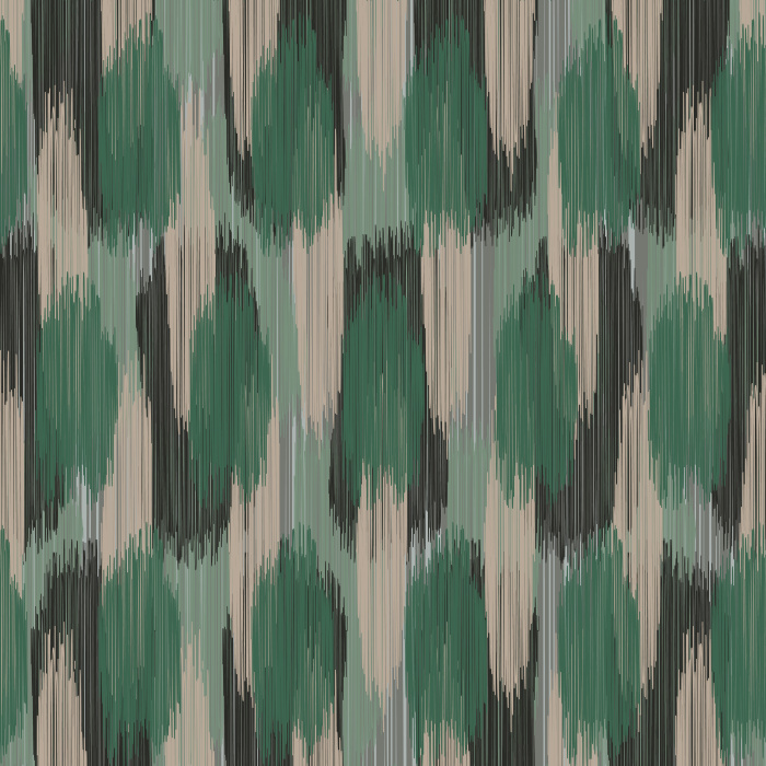 The Stria Weave Wallpaper features a bold, handwoven-inspired pattern in earthy tan and deep blue tones that bring texture and visual movement to any room.