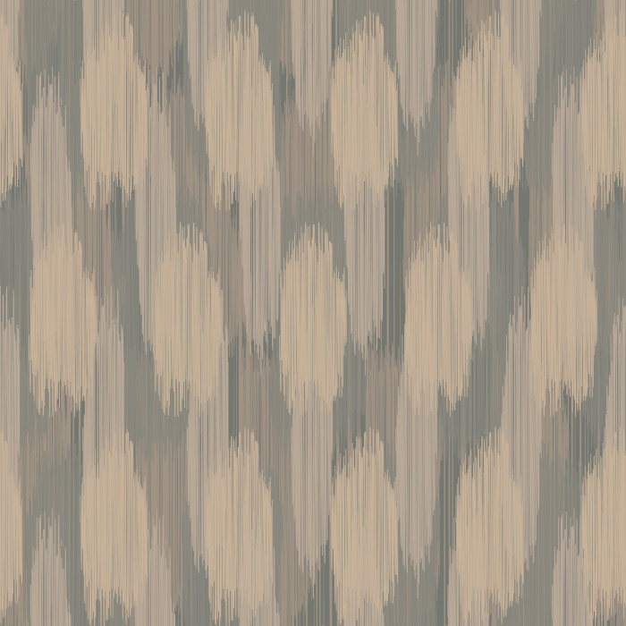 The Stria Weave Wallpaper features a bold, handwoven-inspired pattern in earthy tan and deep blue tones that bring texture and visual movement to any room.