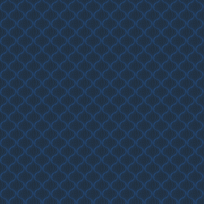 The Rippled Motif Wallpaper features a refined geometric pattern of soft, interlocking waves in a delicate beige tone on a warm ivory background.