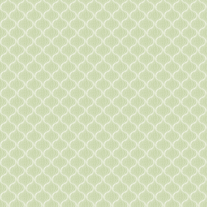 The Rippled Motif Wallpaper features a refined geometric pattern of soft, interlocking waves in a delicate beige tone on a warm ivory background.