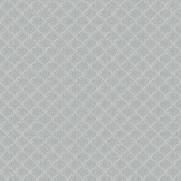 The Rippled Motif Wallpaper features a refined geometric pattern of soft, interlocking waves in a delicate beige tone on a warm ivory background.