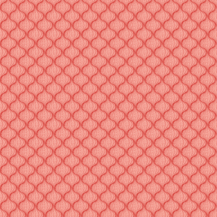 The Rippled Motif Wallpaper features a refined geometric pattern of soft, interlocking waves in a delicate beige tone on a warm ivory background.