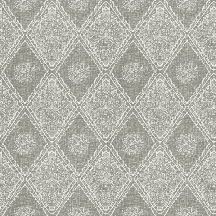 The Nostalgia Knit Wallpaper features an intricate diamond motif inspired by vintage woven textiles in a warm golden yellow tone.