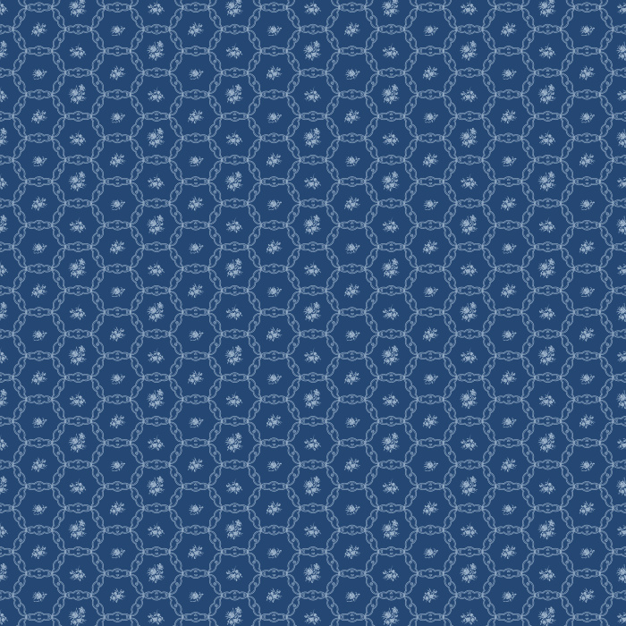 The Tea Saucers Wallpaper features a delicate geometric pattern of interlocking circles and dots inspired by vintage teacup motifs.