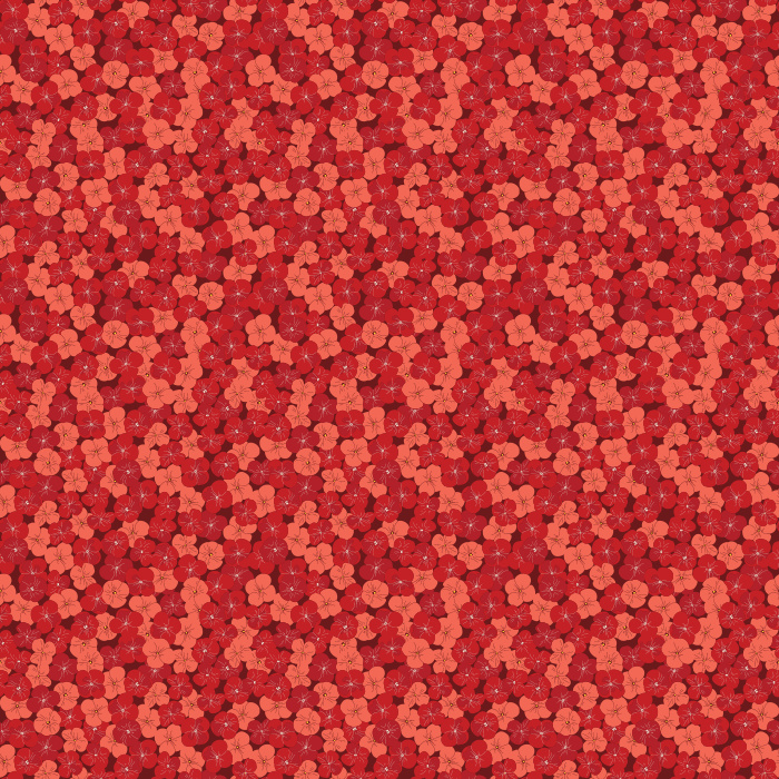 The Groovy Flowers Wallpaper features a playful retro floral pattern in soft blue and golden yellow tones that instantly brightens any room.