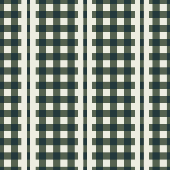 The Hearthside Plaid Wallpaper brings cozy farmhouse warmth to your walls with its golden ochre and cream checkered pattern.