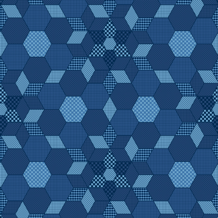 The Patchwork Meadow Wallpaper combines playful geometric charm with vintage farmhouse inspiration, featuring hexagon quilt-like shapes in warm olive, soft pink, and ivory tones.