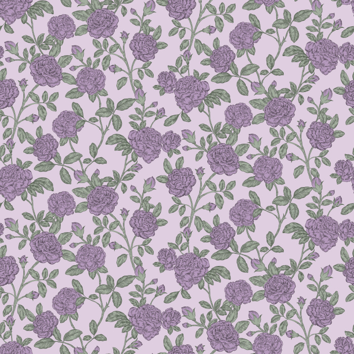 The Rose Garden Wallpaper brings timeless romance to your home with its charming pattern of bold red roses and lush green leaves on a soft blush background.