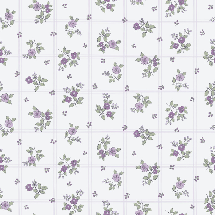 The Petal Flurry Wallpaper brings fresh vintage charm to any room with its delicate clusters of soft yellow and sage green flowers arranged in a dainty grid pattern.