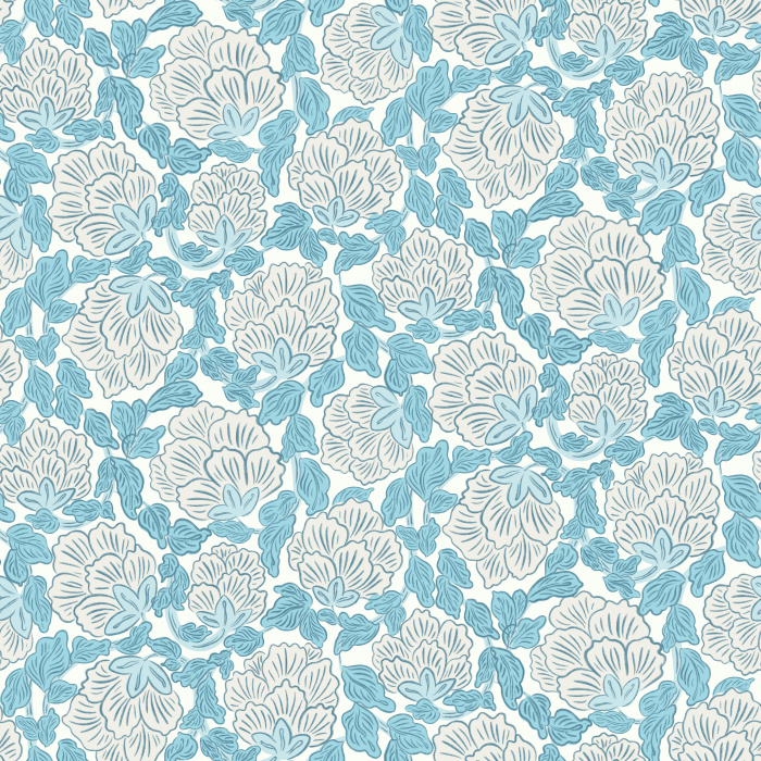 The Petal Whirl Wallpaper brings dramatic elegance to your space with its intricate floral pattern in rich shades of espresso brown, caramel, and cream.