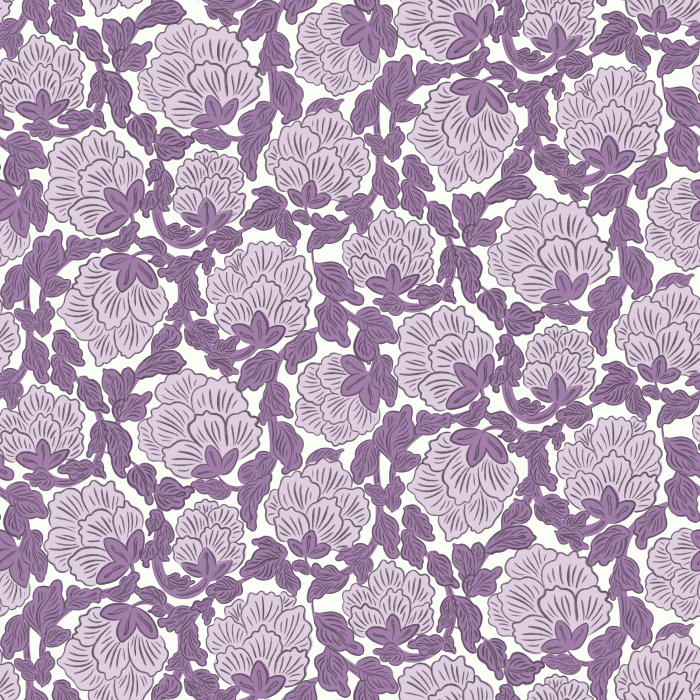 The Petal Whirl Wallpaper brings dramatic elegance to your space with its intricate floral pattern in rich shades of espresso brown, caramel, and cream.