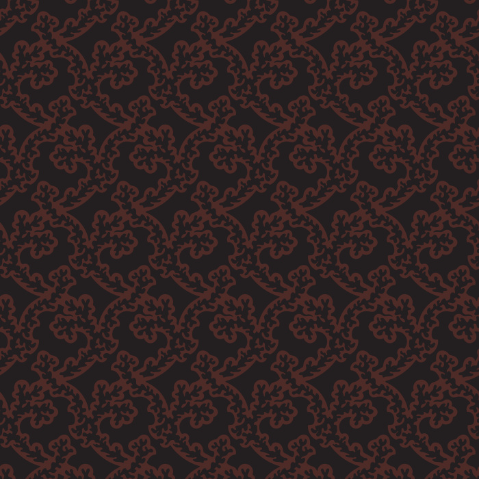 The Classical Atticus Wallpaper brings timeless refinement to your home with its intricate scrollwork pattern in warm golden ochre tones.