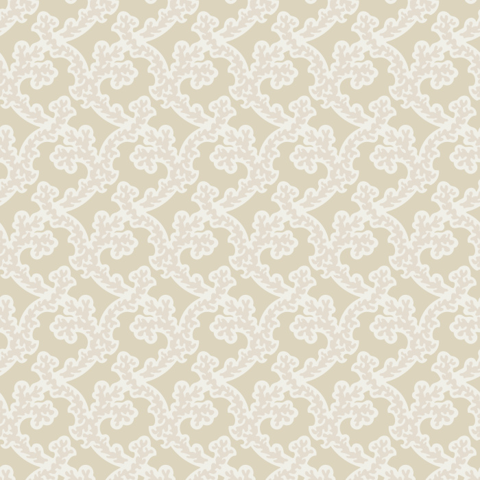 The Classical Atticus Wallpaper brings timeless refinement to your home with its intricate scrollwork pattern in warm golden ochre tones.