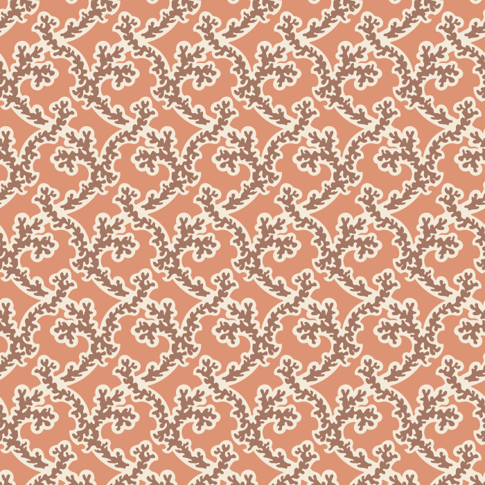 The Classical Atticus Wallpaper brings timeless refinement to your home with its intricate scrollwork pattern in warm golden ochre tones.