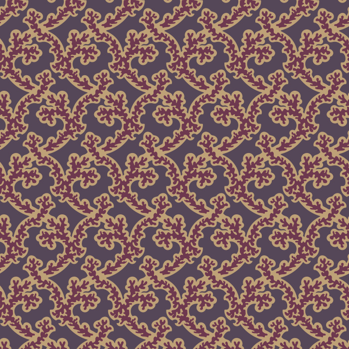The Classical Atticus Wallpaper brings timeless refinement to your home with its intricate scrollwork pattern in warm golden ochre tones.