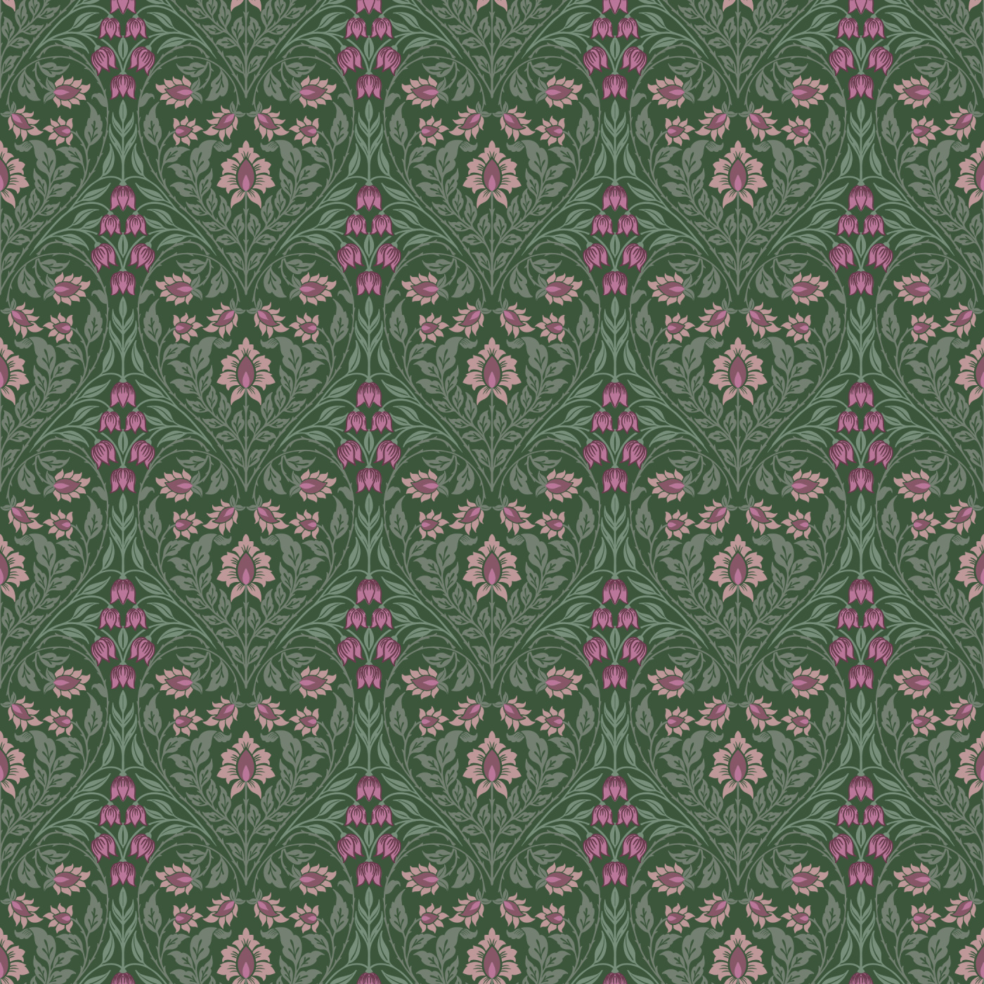 Lush Vines Wallpaper