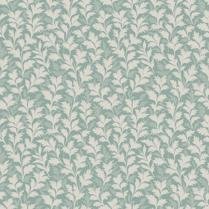 The Countryside Tapestry Wallpaper captures the timeless beauty of pastoral design with its intricate foliage pattern in deep navy and soft cream tones.