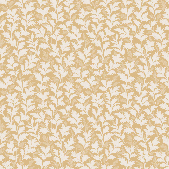 The Countryside Tapestry Wallpaper captures the timeless beauty of pastoral design with its intricate foliage pattern in deep navy and soft cream tones.