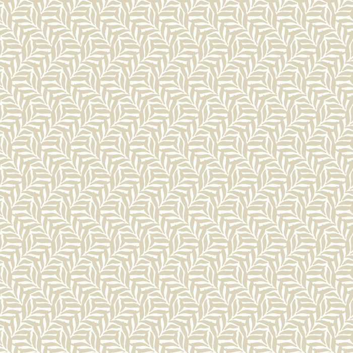 The Wellington Lee Wallpaper offers understated elegance with a timeless geometric vine pattern in soft olive green on a warm cream background.