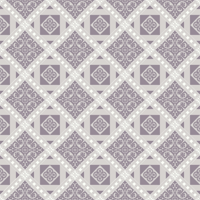 The Crafted Pavements Wallpaper brings artisan charm to your space with its geometric tile-inspired pattern in warm terracotta, cream, and muted teal tones.