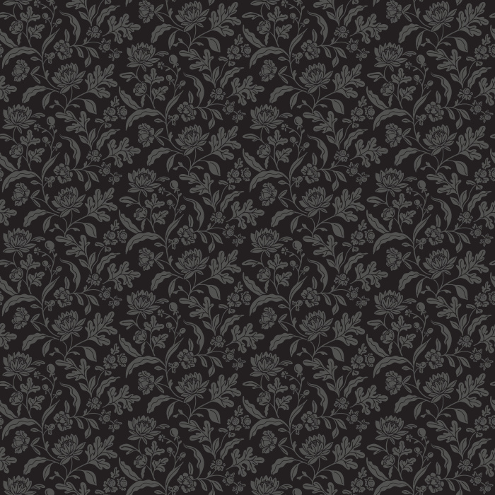 The Summer Cottage Wallpaper features soft blue floral patterns that evoke the beauty and tranquility of a countryside garden.