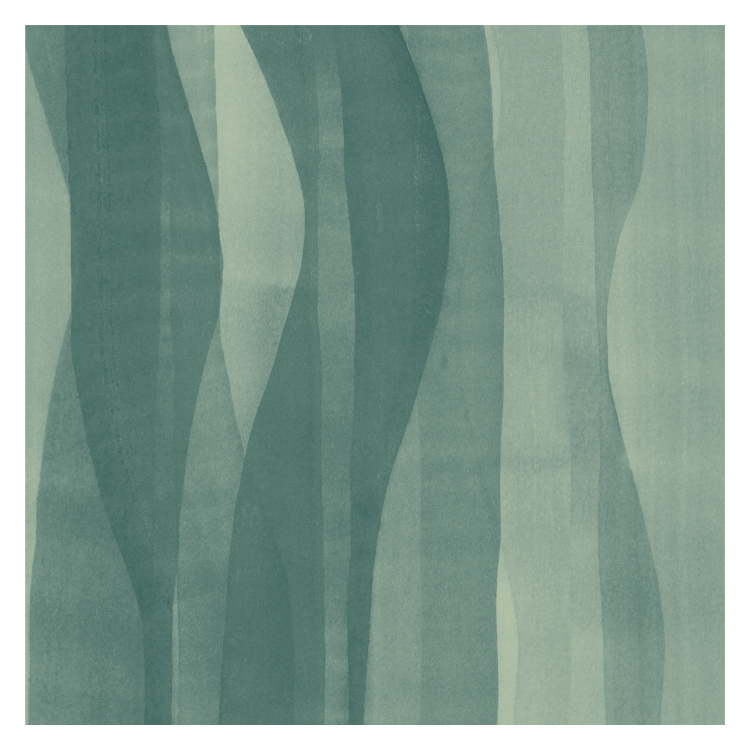 Sandscape One Art Print – an abstract artwork of fluid teal tones and organic flow, inspired by the textures of sand and water.