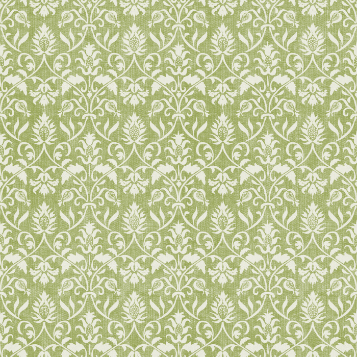 Classic Motif Wallpaper features a traditional ornamental pattern with repeating cream florals layered over a warm taupe background for a timeless, heritage-inspired look.