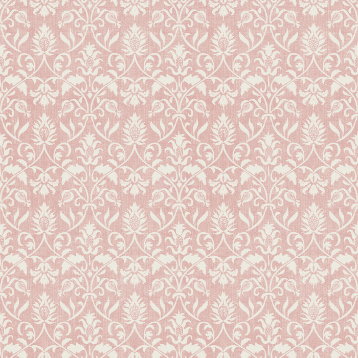Classic Motif Wallpaper features a traditional ornamental pattern with repeating cream florals layered over a warm taupe background for a timeless, heritage-inspired look.