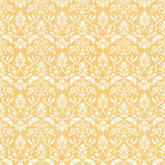 Classic Motif Wallpaper features a traditional ornamental pattern with repeating cream florals layered over a warm taupe background for a timeless, heritage-inspired look.