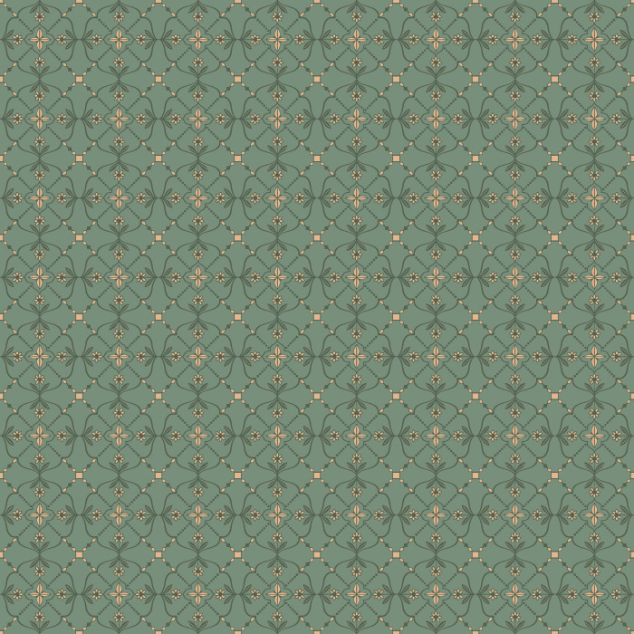 Antique Geo Wallpaper pairs a deep navy background with a delicate repeating geometric motif, creating a rich, vintage-inspired pattern that feels both classic and modern.