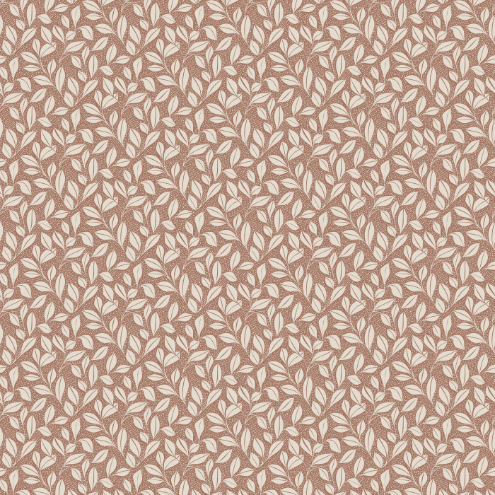 Leafy Ogee Wallpaper showcases a soft, organic ogee layout filled with flowing leaf motifs, creating a serene botanical pattern ideal for calm, nature-inspired interiors.