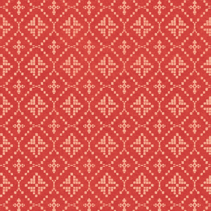 Heritage Threads Wallpaper features a woven, stitch-inspired diamond motif that mimics the look of hand-crafted textiles in warm taupe and soft cream.