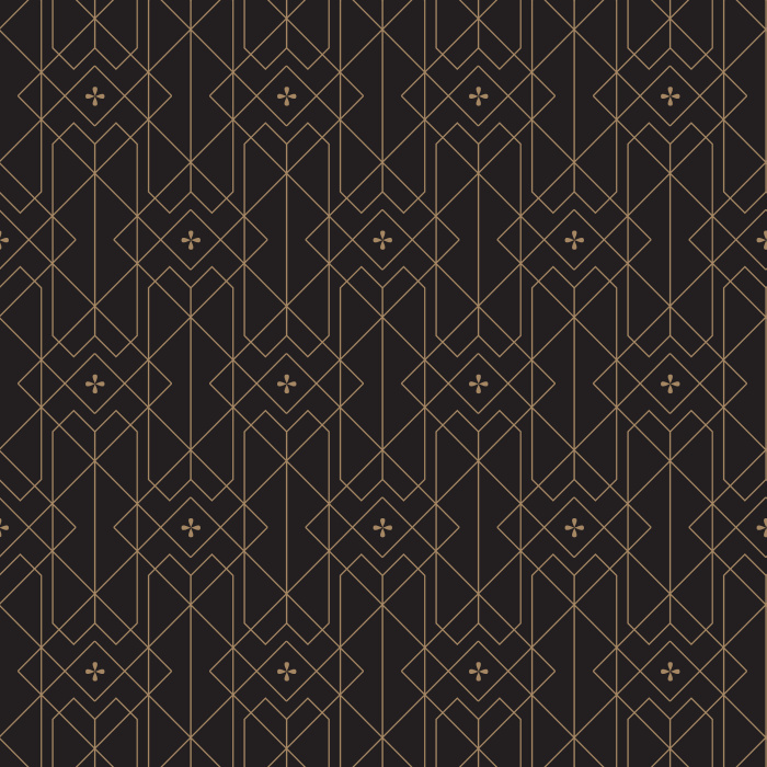 Gilded Gatsby Wallpaper brings a refined Art Deco–inspired geometric pattern to your walls, featuring delicate metallic-look linework across a warm, neutral backdrop.