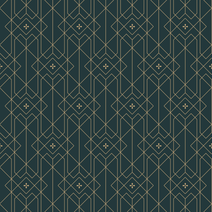Gilded Gatsby Wallpaper brings a refined Art Deco–inspired geometric pattern to your walls, featuring delicate metallic-look linework across a warm, neutral backdrop.