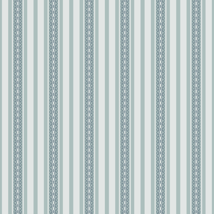 Edith Stripe Wallpaper blends classic vertical striping with delicate ornamental accents in warm taupe and soft cream tones.