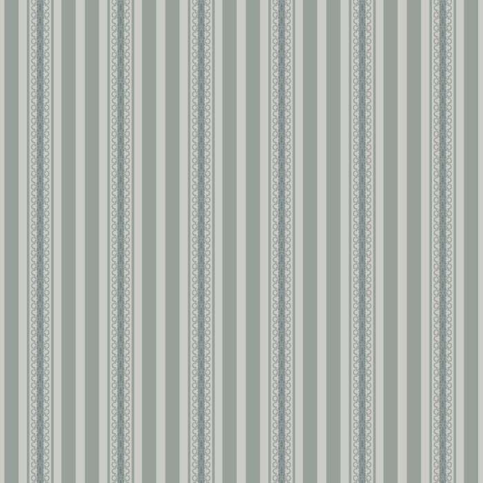 Edith Stripe Wallpaper blends classic vertical striping with delicate ornamental accents in warm taupe and soft cream tones.