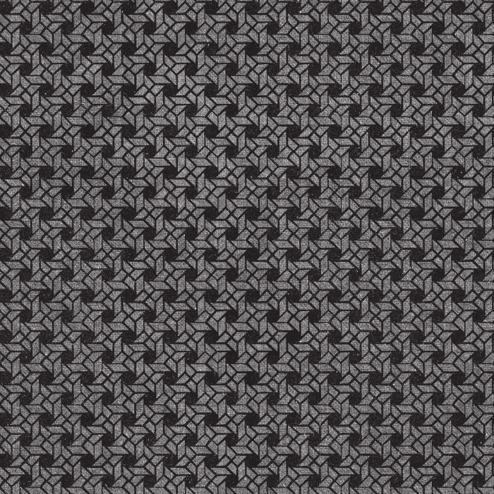 Geometric Mosaic Wallpaper features a tight, interlocking motif of angular shapes in warm brown and taupe tones for a subtly textured, refined look.