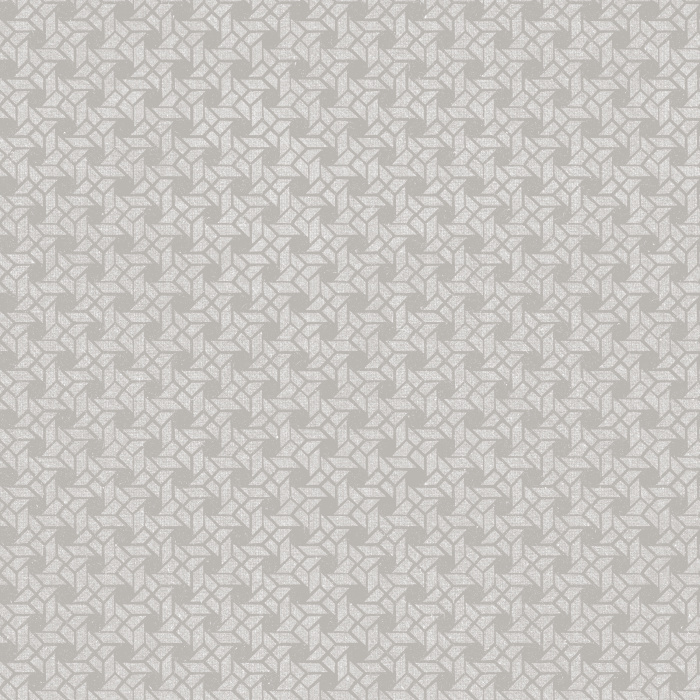 Geometric Mosaic Wallpaper features a tight, interlocking motif of angular shapes in warm brown and taupe tones for a subtly textured, refined look.