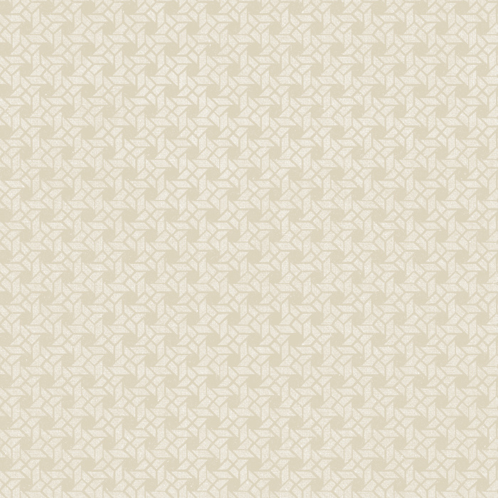 Geometric Mosaic Wallpaper features a tight, interlocking motif of angular shapes in warm brown and taupe tones for a subtly textured, refined look.