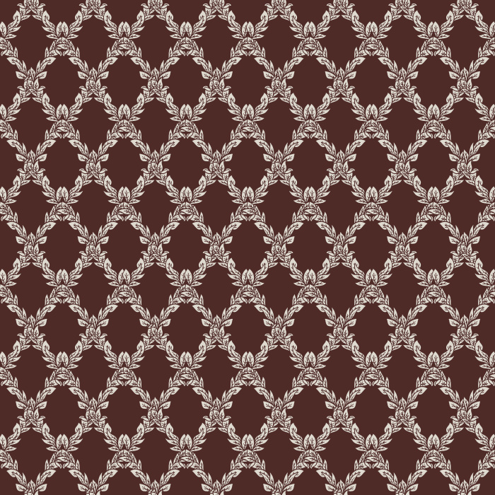 Trellis Charm Wallpaper features a delicate lattice-inspired motif of soft, scrolling botanicals arranged in a refined pattern on a warm cream backdrop.