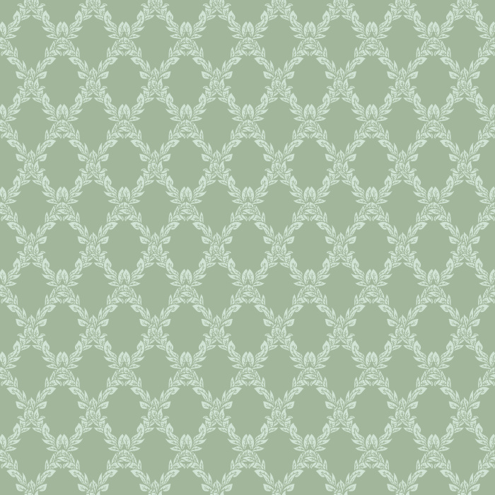 Trellis Charm Wallpaper features a delicate lattice-inspired motif of soft, scrolling botanicals arranged in a refined pattern on a warm cream backdrop.