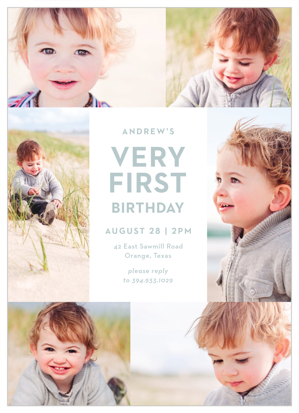 One Is Very Fun First Birthday Invitations