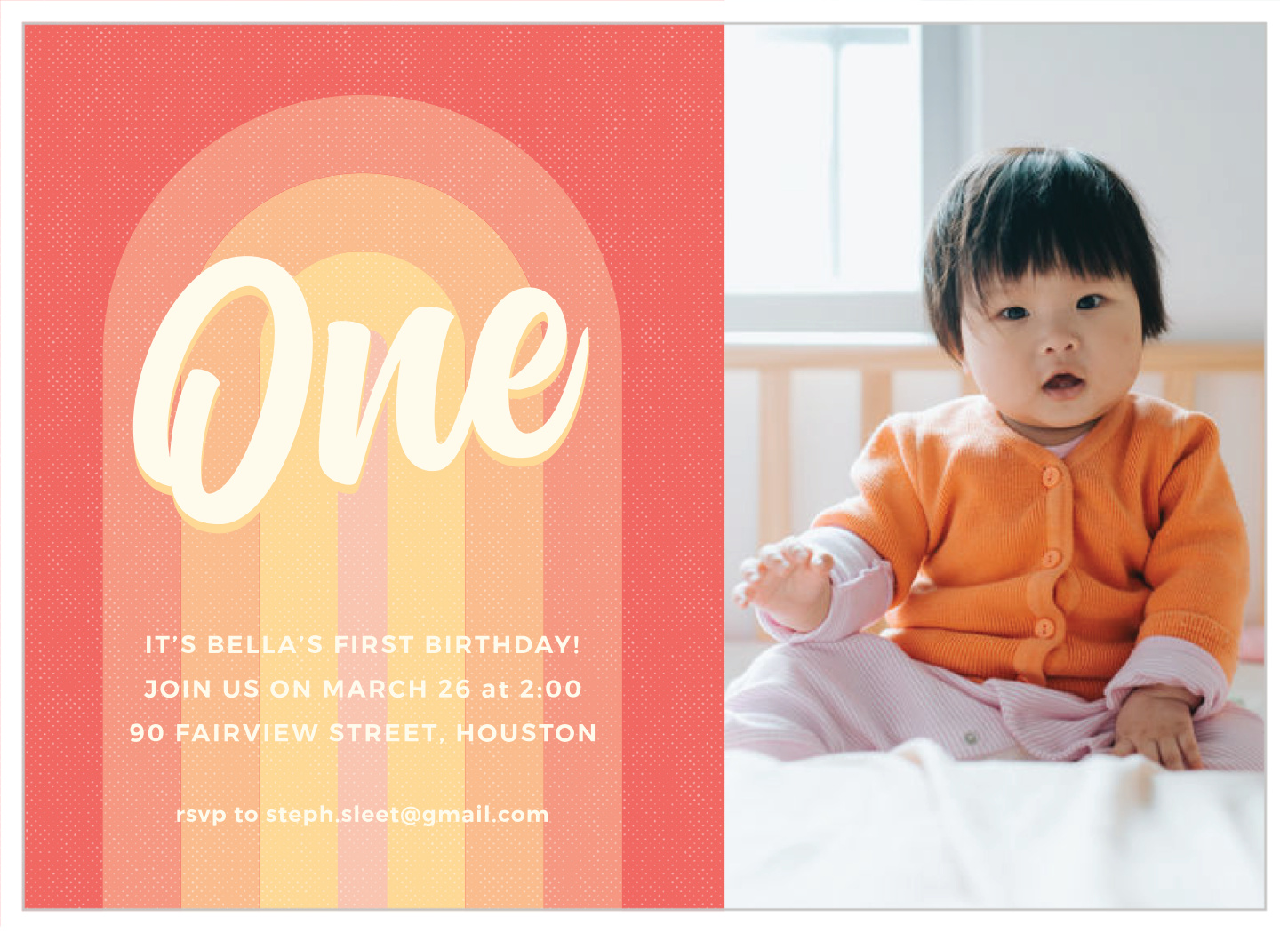Party Time First Birthday Invitations