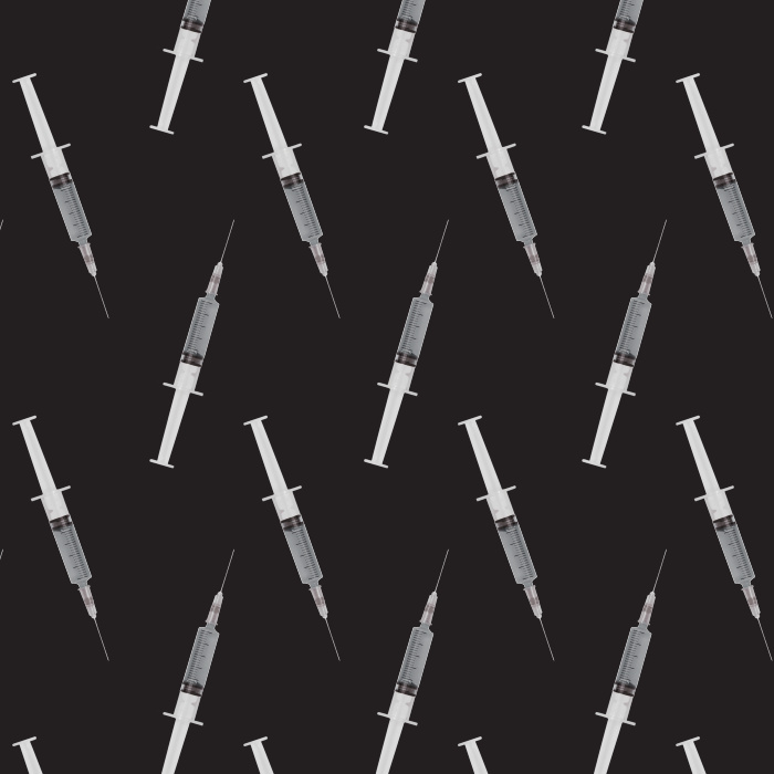 Make a bold statement with this Syringe Needles Wallpaper, a striking novelty medical pattern that blends edgy design with modern minimalism.