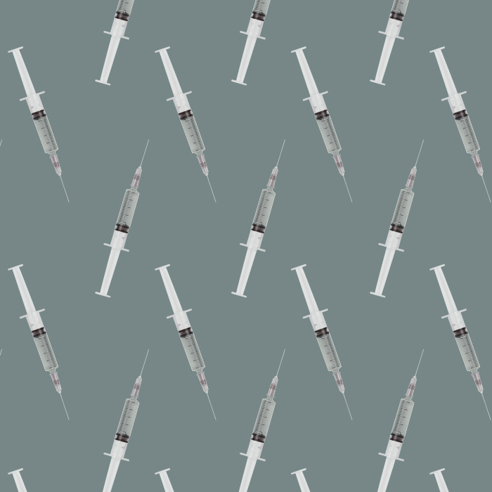 Make a bold statement with this Syringe Needles Wallpaper, a striking novelty medical pattern that blends edgy design with modern minimalism.