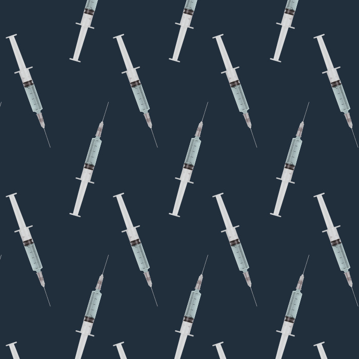 Make a bold statement with this Syringe Needles Wallpaper, a striking novelty medical pattern that blends edgy design with modern minimalism.